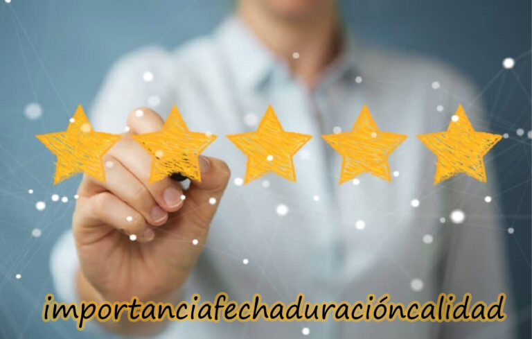 Importanciafechaduracióncalidad
