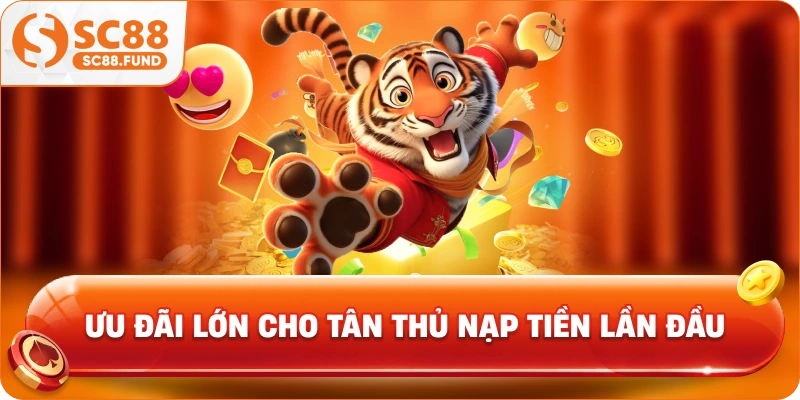 Ưu đãi lớn cho tân thủ nạp tiền lần đầu